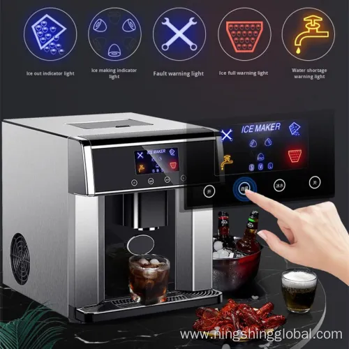 15KG Stainless Steel Reusable Ice Making Machine